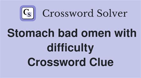 be an omen crossword|Crossword Clue: be an omen of. Crossword Solver